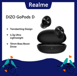 Realme TechLife DIZO GoPods D TWS Wireless Headphone